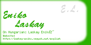 eniko laskay business card